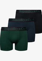 Superdry & Co Seasonal Boxer Briefs Black/Navy/Enamel Green