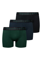 Superdry & Co Seasonal Boxer Briefs Black/Navy/Enamel Green