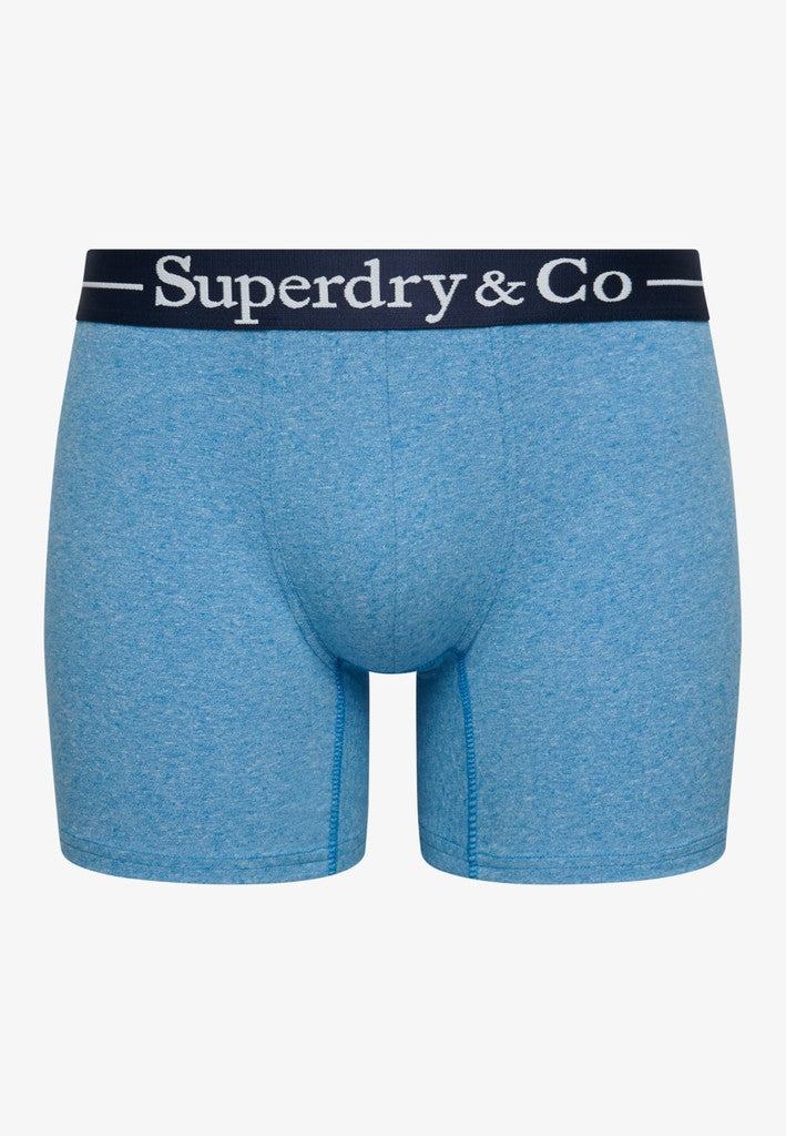 Superdry & Co Seasonal Boxer Briefs Navy Marl/Indigo Marl/Blue Grit