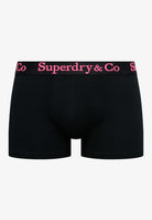 Superdry & Co 3-Pack Trunks Black/Black/Black/Neon