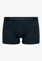 Superdry & Co 3-Pack Trunks Black/Enamel Green/Navy