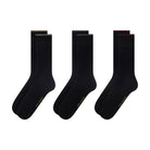 Ted Baker 3 Pack Crew Socks – Cotton Blend, Black