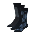 Ted Baker men's 3 pack print crew socks Blue - side view