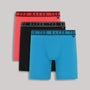 Ted Baker 3 Pack Cotton Stretch Boxer Briefs  - Red/Black/Blue