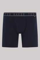 Ted Baker 3 Pack Cotton Stretch Boxer Briefs - Black with Red/Black/Blue waistbands