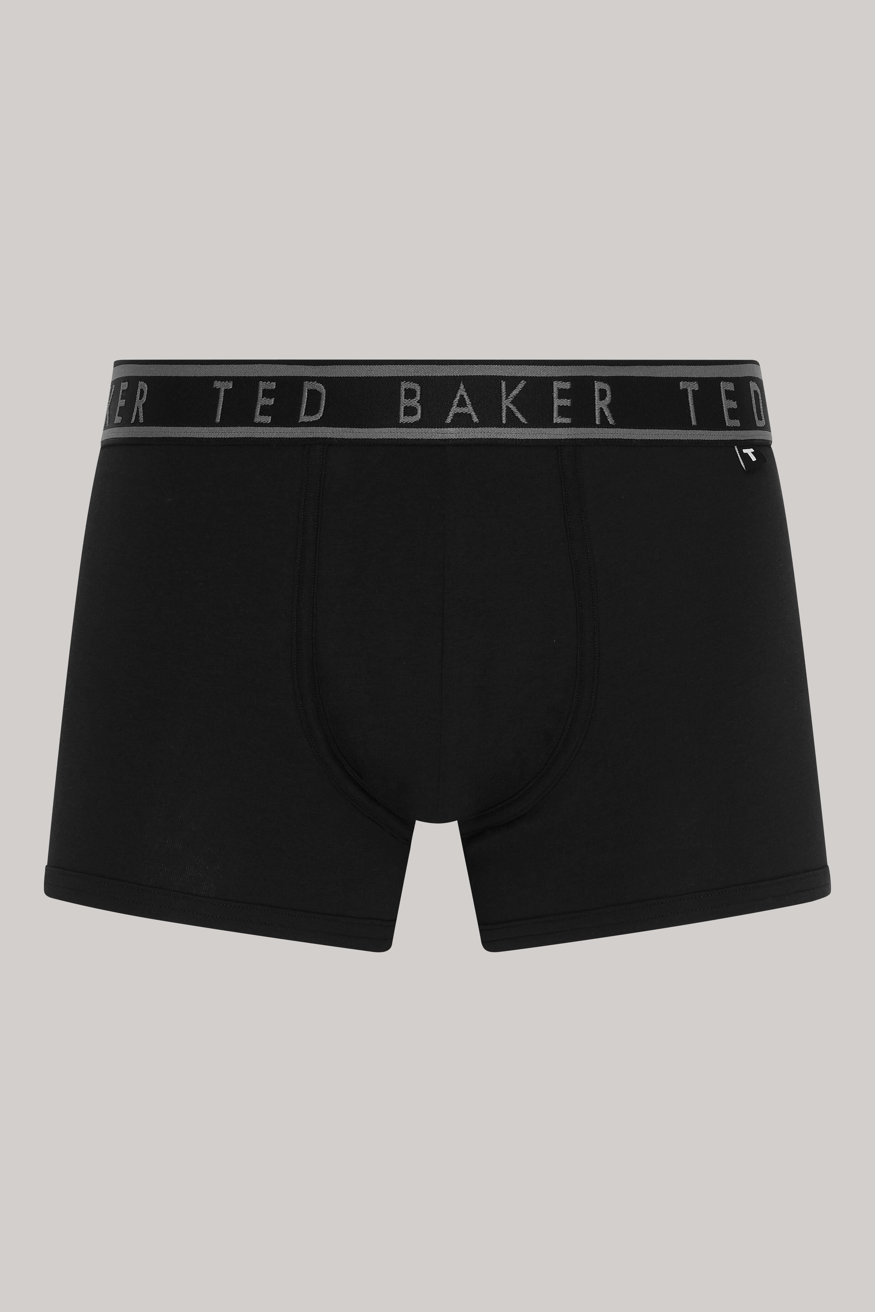 Ted Baker 3 Pack Cotton Stretch Fashion Trunks - Red / Black / Design