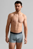 Ted Baker Mens Three Pack Cotton Stretch Trunks - Navy/Ounslo Palm/Geo Blue