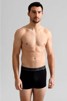 Ted Baker Mens Three Pack Cotton Stretch Trunks - Navy/Ounslo Palm/Geo Blue