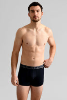 Ted Baker Mens Three Pack Cotton Stretch Trunks - Grey Sangs/Geo Twist/Grey