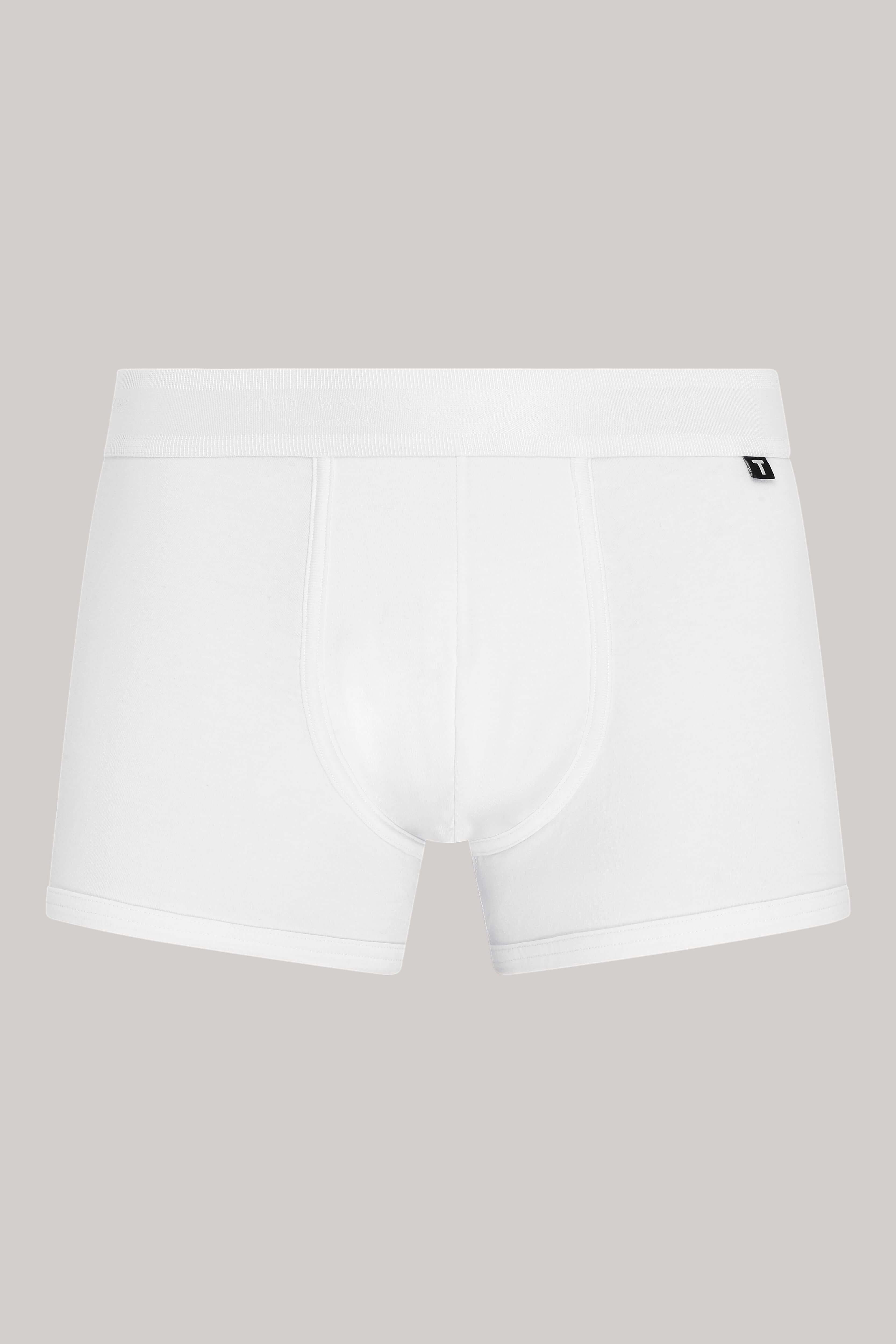 Ted Baker 3 Pack Fashion Cotton Stretch Solid Trunks - White
