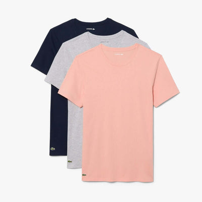 Lacoste 3 Pack Slim Fit Cotton Underwear T-Shirts