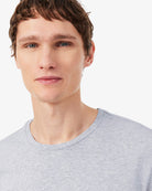 Lacoste TH2273 RFB 3-Pack Slim Fit Cotton Crew Neck T-Shirts – model wearing the light blue slim-fit T-shirt