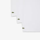 Lacoste TH9008-001 3-Pack Slim Fit V-Neck T-Shirts White - product detail
