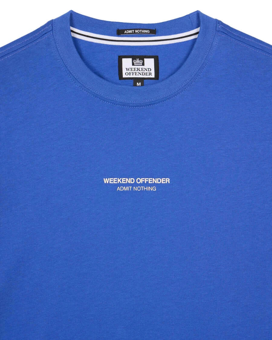Weekend Offender Millergrove T-Shirt | Bluebell/Alabaster