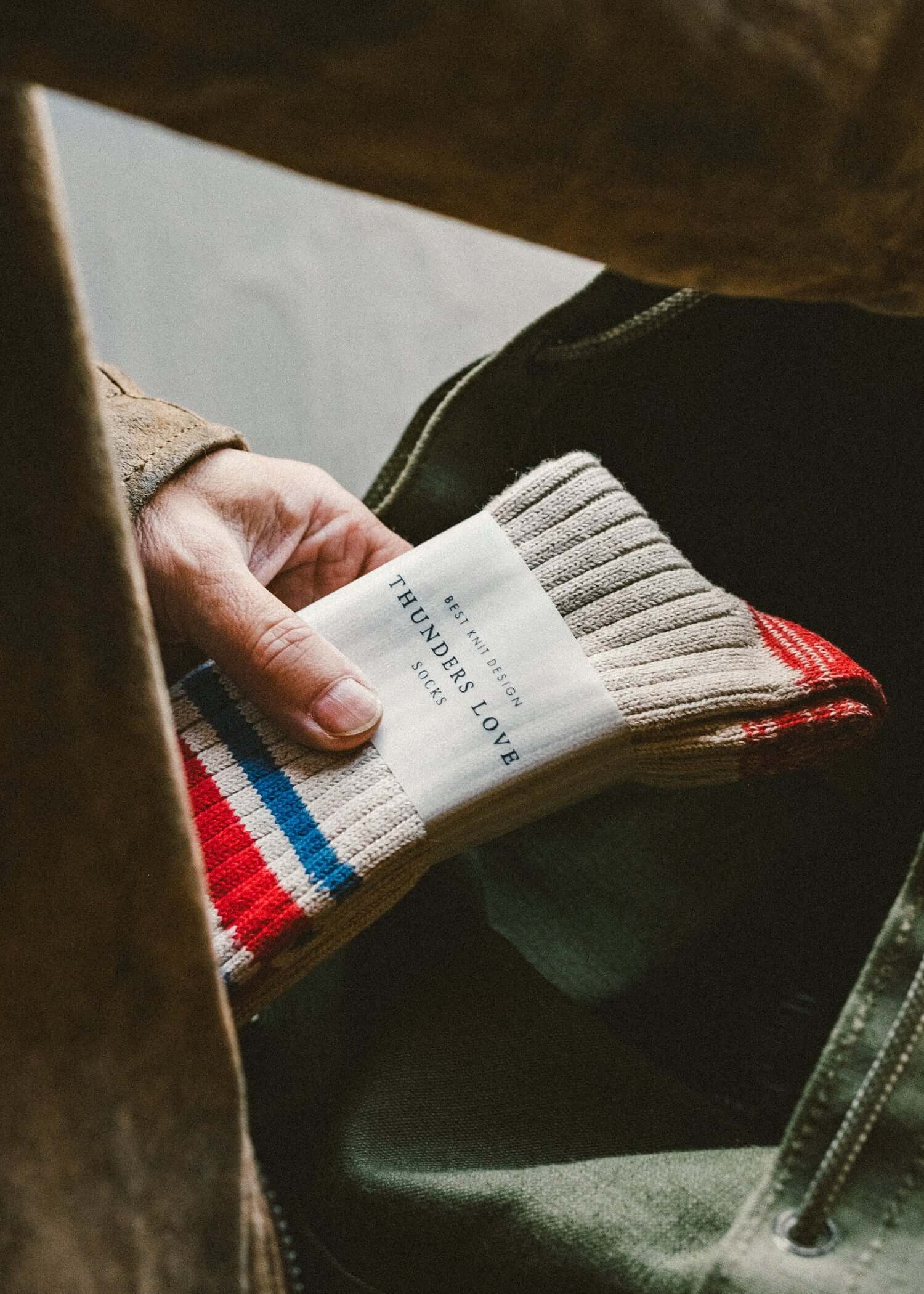 Thunders Love Nautical Turn Vintage Striped Egyptian Cotton Socks - UK 6–11