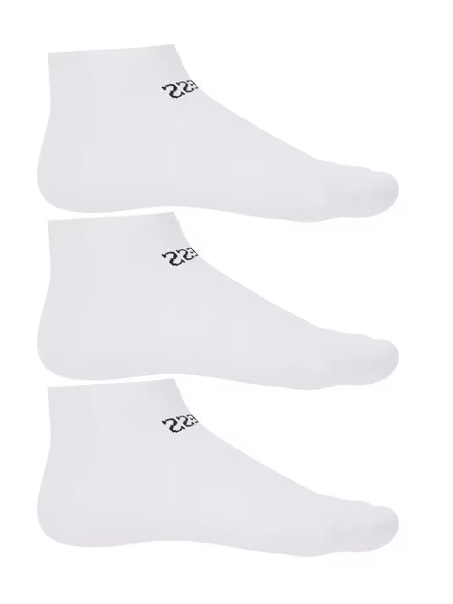 GUESS Sneaker Socks 3 Pack – Low Cut Cotton Blend | Sizes 39/42 & 43/46