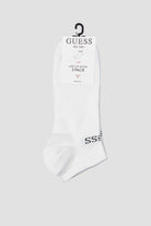 GUESS Sneaker Socks 3 Pack – Low Cut Cotton Blend | Sizes 39/42 & 43/46