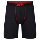 Reebok Graeme Mens Performance 3 Pack Long Sports Trunks - Black Multi