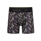 Reebok Nikhill 3 pack trunks - Black/Grit Green Print/Grit Green - image 3
