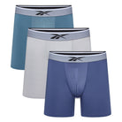 Reebok Fawkes 3 pack trunks - Legacy Blue/Grey/Midnight Tide