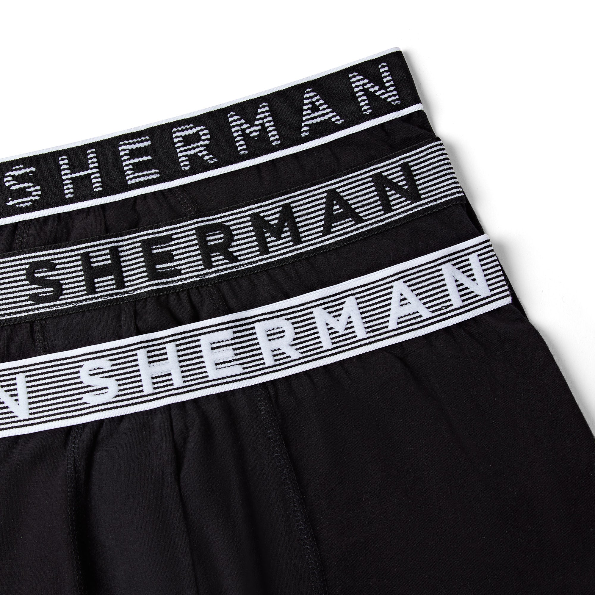 Ben Sherman Bray 3 Pack Boxer Shorts – Men’s Trunks, Black