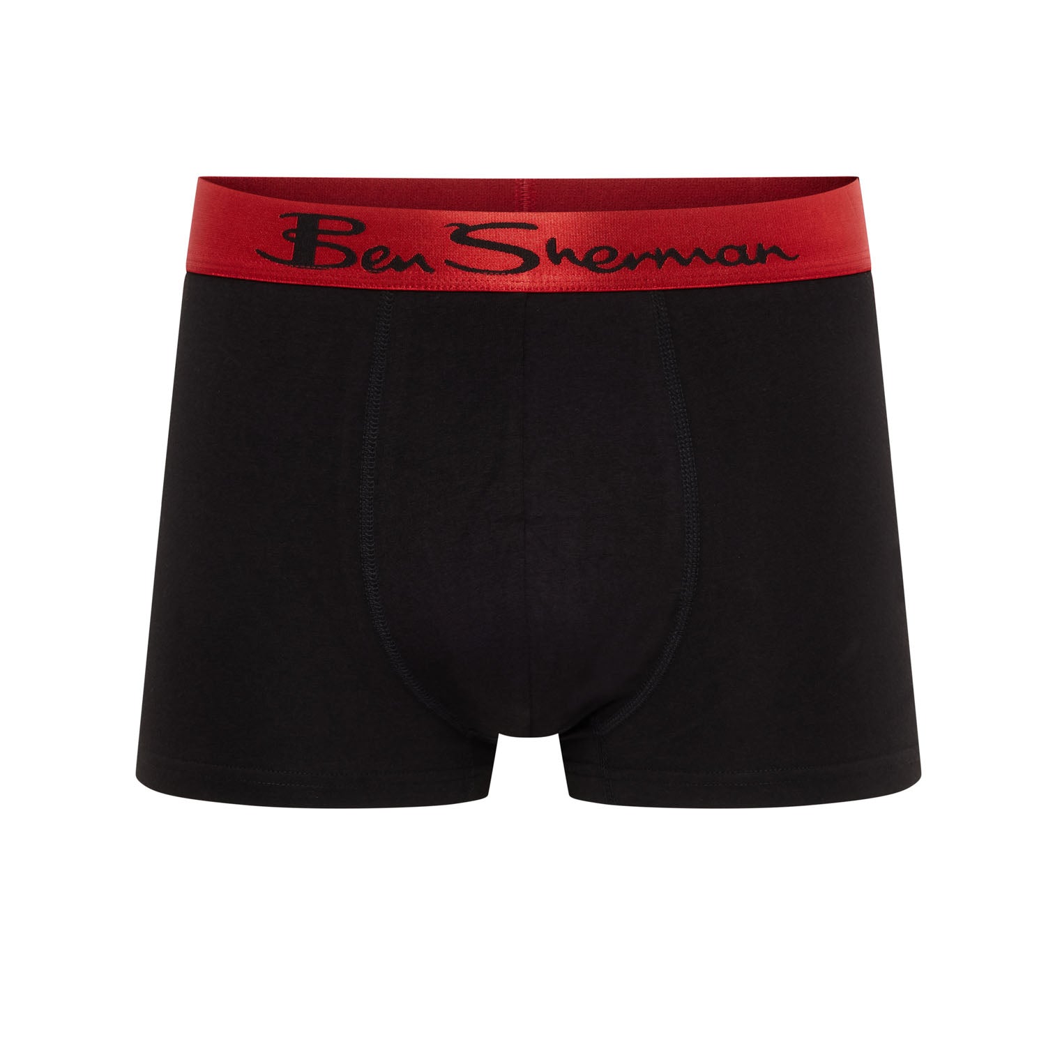 Ben Sherman Ajay 3 Pack Boxer Shorts – Men’s Stretch Cotton Trunks, Black
