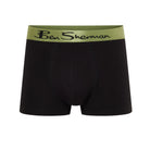 Ben Sherman Ajay 3 Pack Boxer Shorts – Men’s Stretch Cotton Trunks, Black