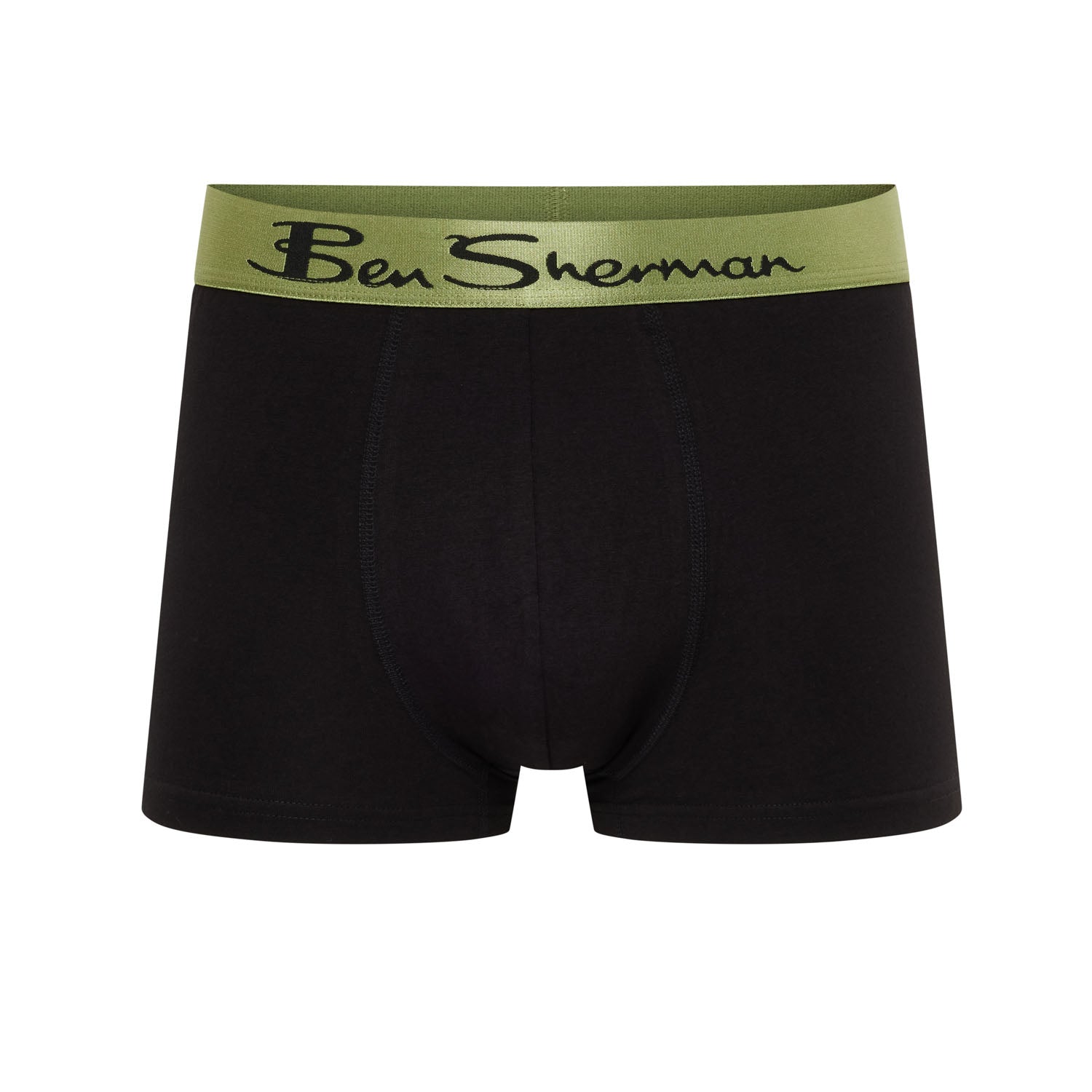 Ben Sherman Ajay 3 Pack Boxer Shorts – Men’s Stretch Cotton Trunks, Black