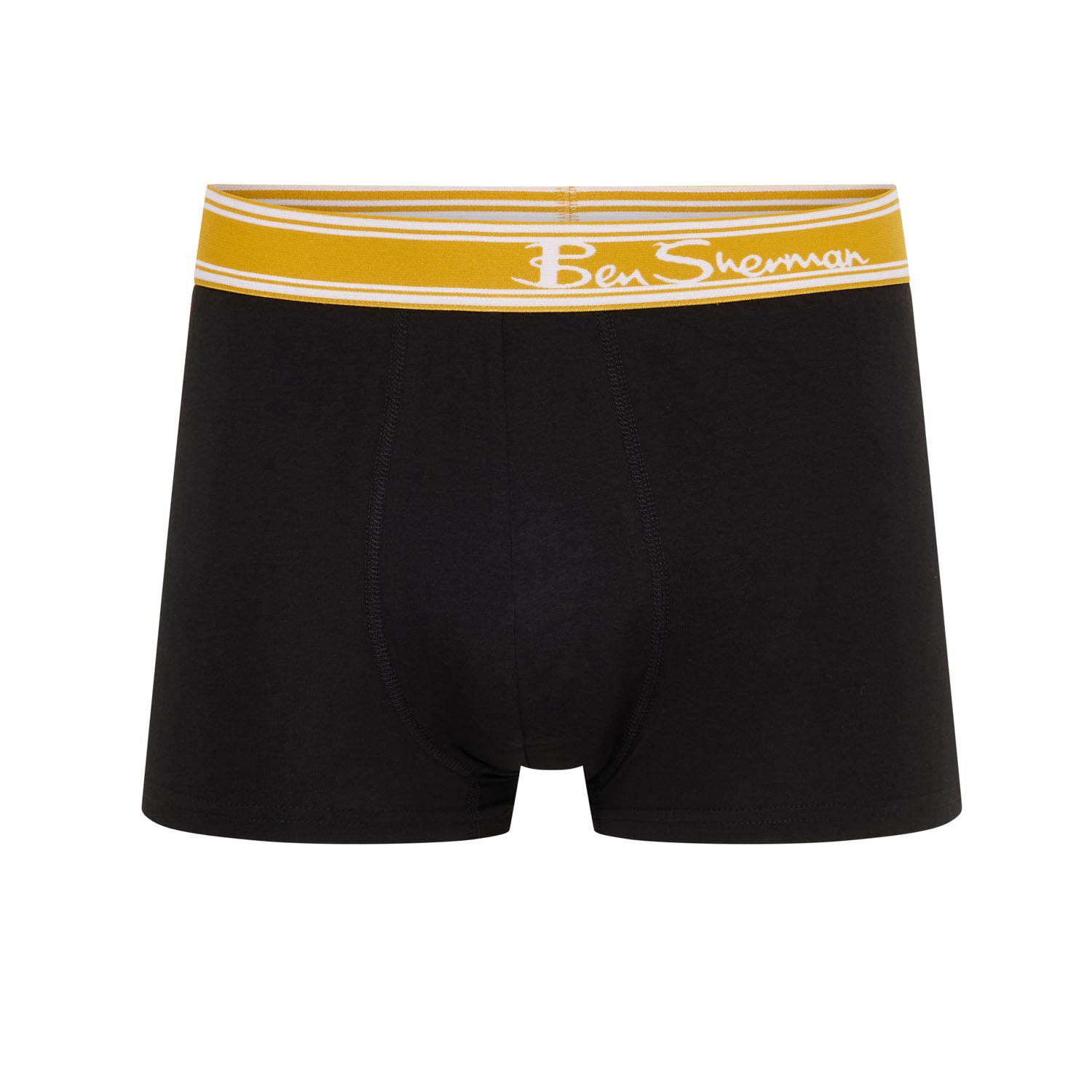 Ben Sherman Bruno 3 Pack Boxer Shorts – Men’s Stretch Cotton Trunks, Black