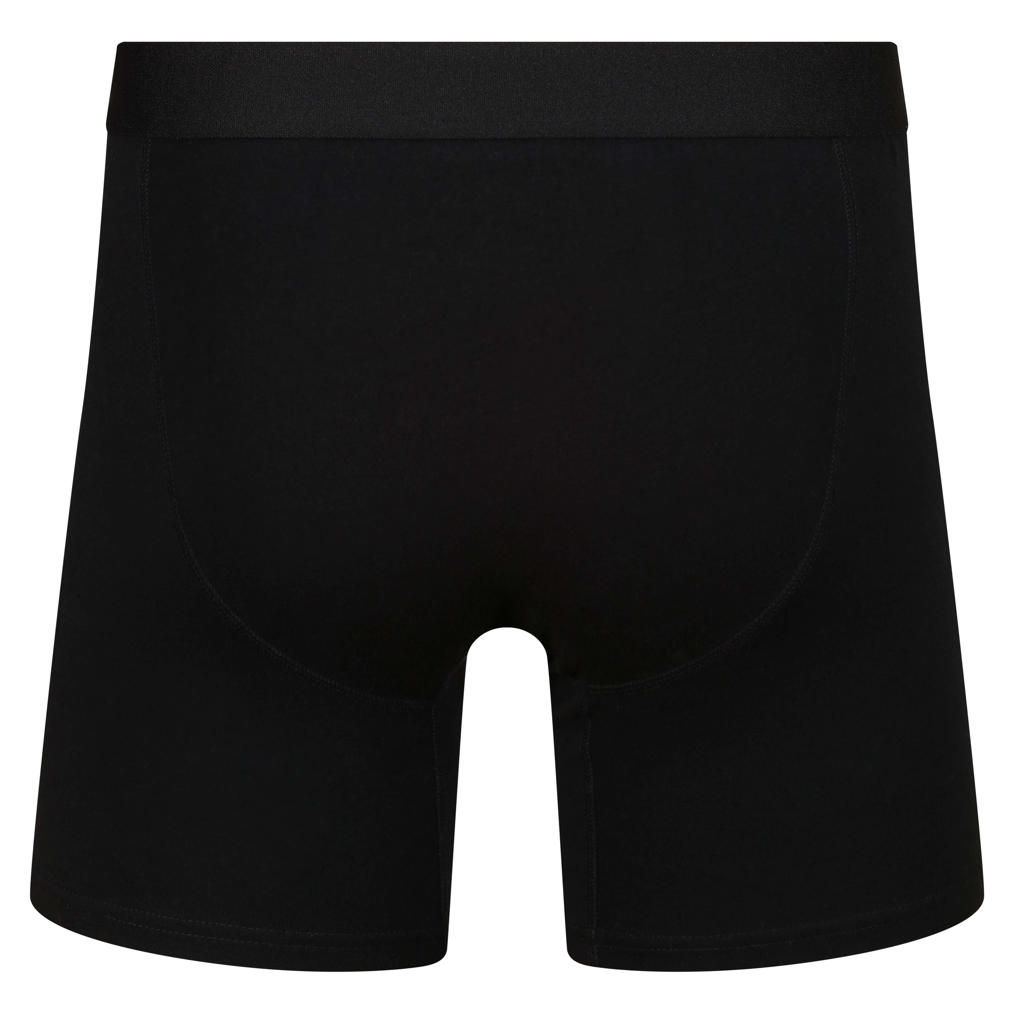 Wrangler Men’s Stretch Cotton 3 Pack Boxer Briefs | Black