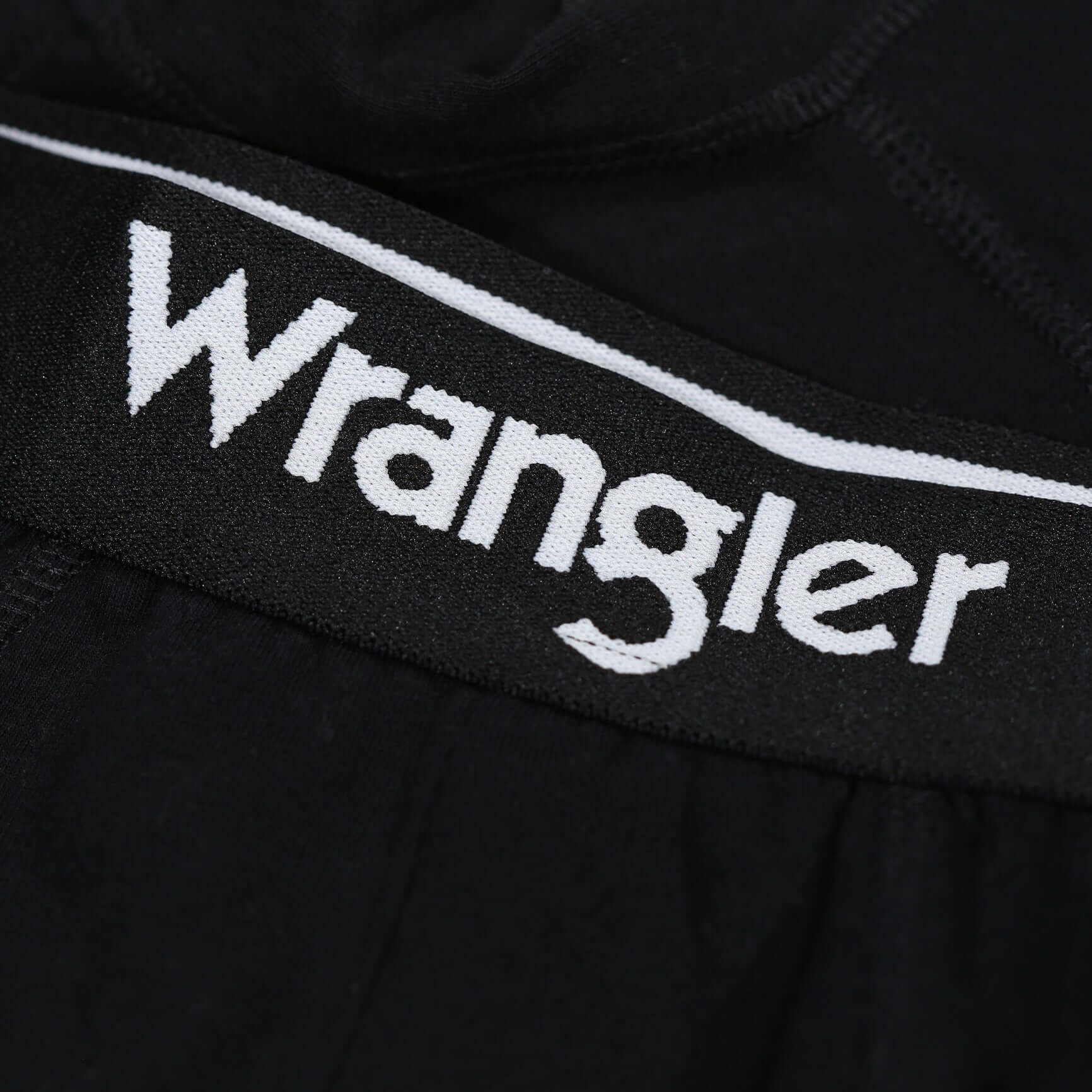 Wrangler Men’s Stretch Cotton 3 Pack Boxer Briefs | Black