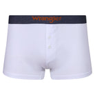 Wrangler Cotton Blend 3 Pack Button Fly Trunks - White/Dark Denim/Mid Denim