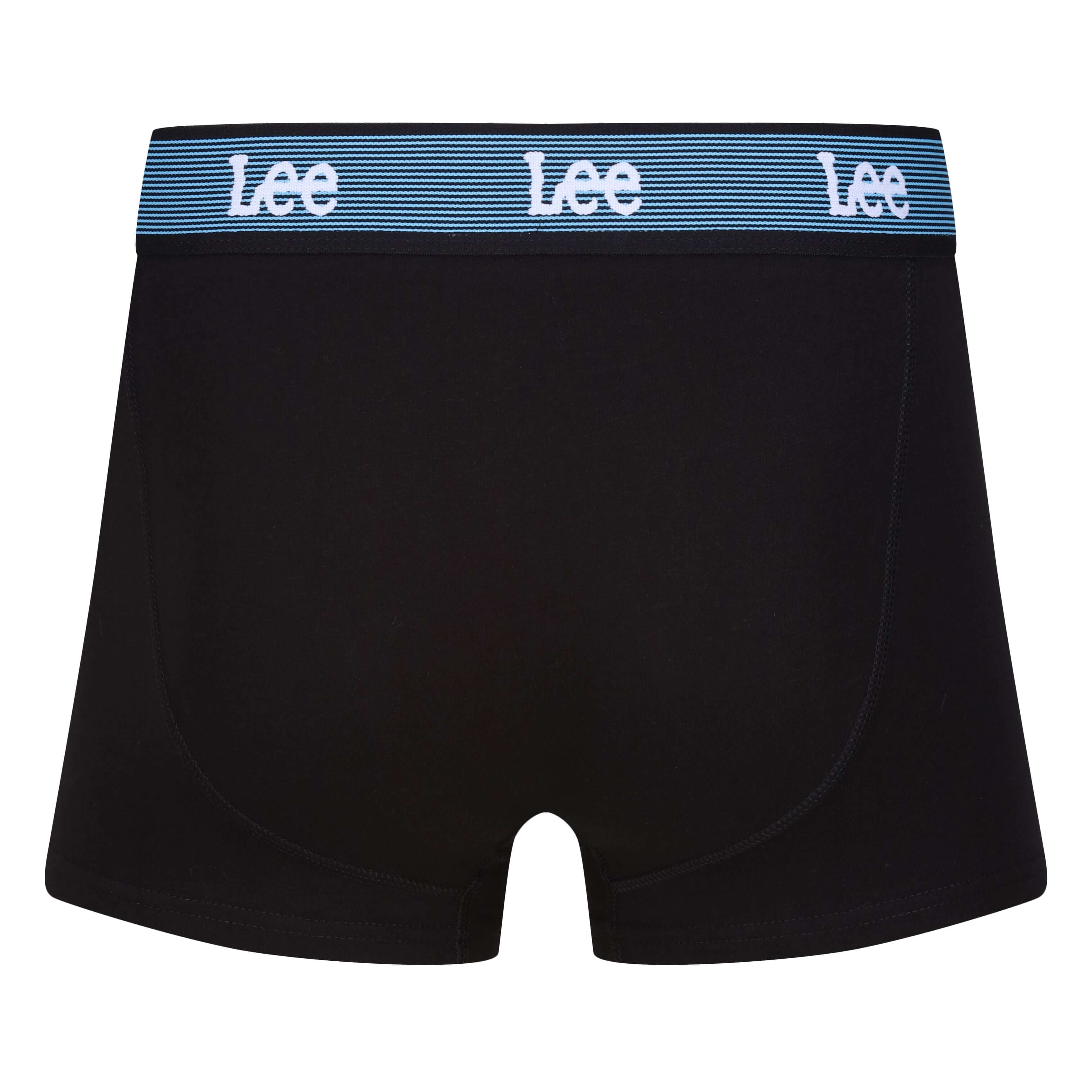 Lee 5 Pack Cotton Stretch Low Rise Trunks Black-Multi