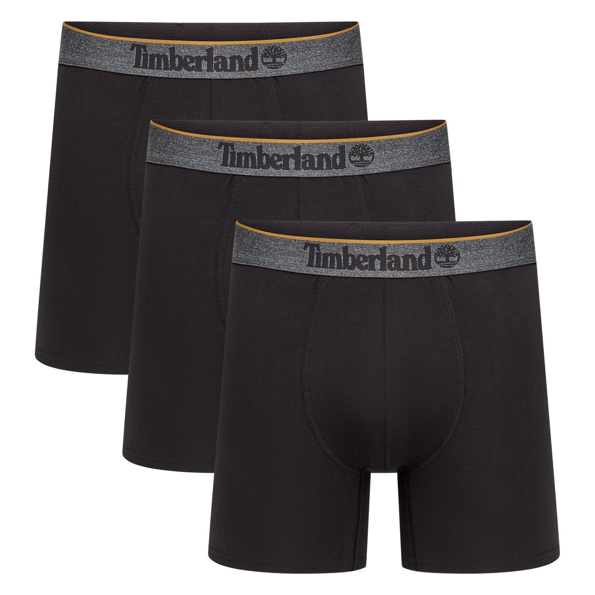 Timberland Cotton Stretch 3 Pack Boxer Briefs - Black - image 3