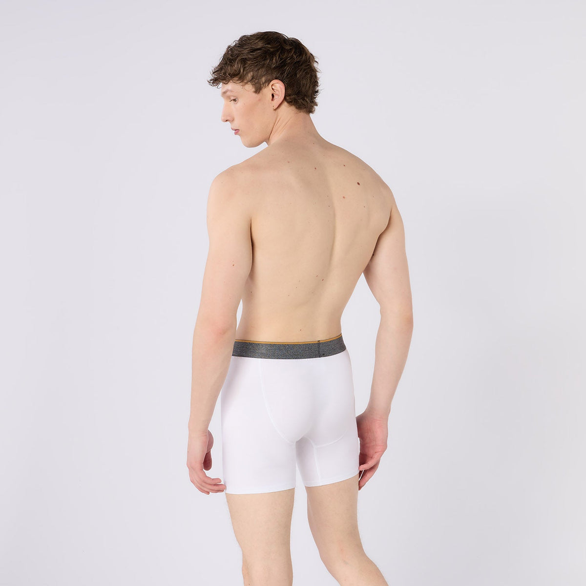 Timberland Cotton Stretch 3 Pack Boxer Briefs - Black / White / Grey Marl - image 3