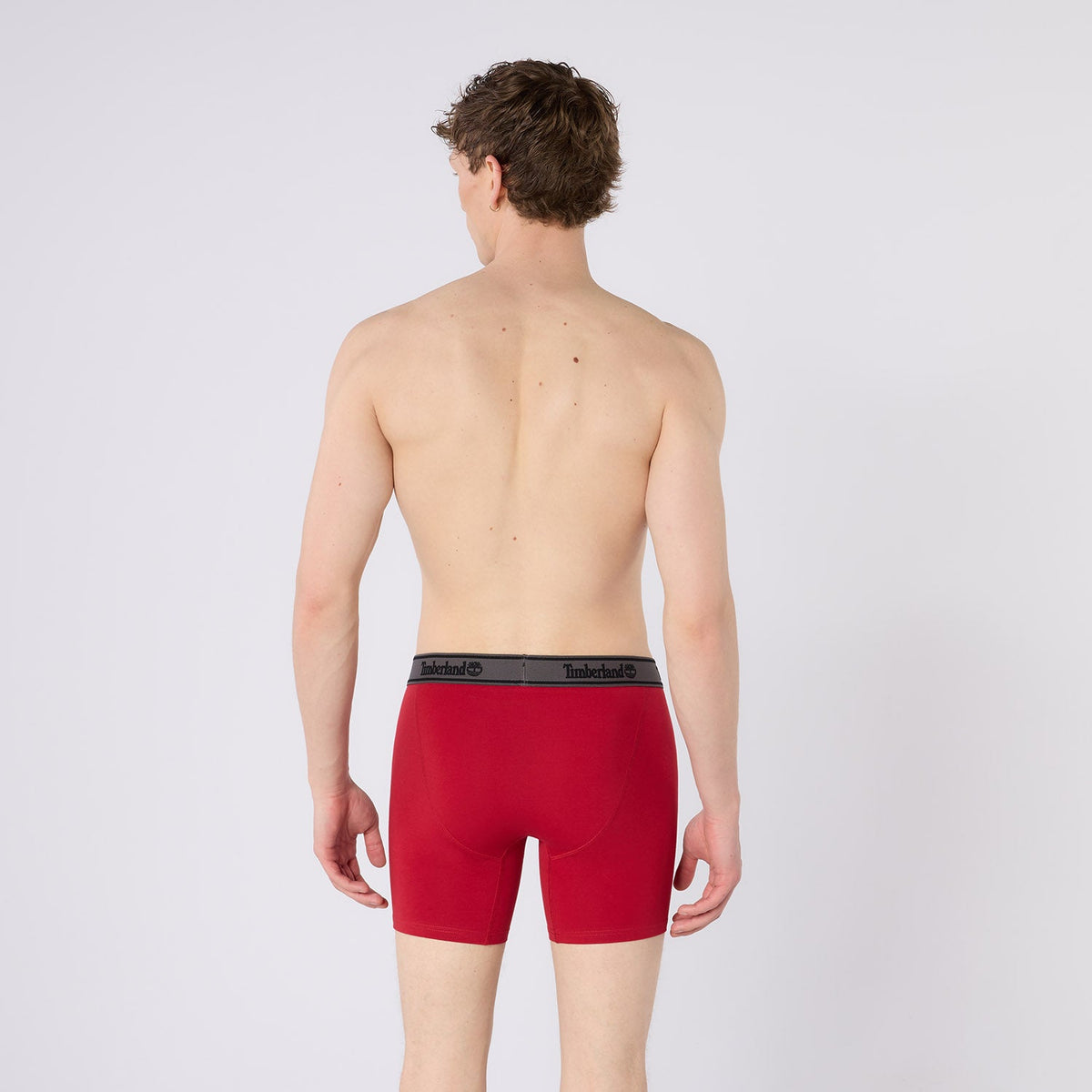 Timberland Cotton Stretch 3 Pack Boxer Briefs – Assorted Colours - Navy / Grey / Red - image 6
