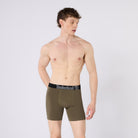 Timberland Cotton Stretch 3 Pack Boxer Briefs – Assorted Colours - Olive / Charcoal / Black - image 1