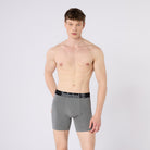 Timberland Cotton Stretch 3 Pack Boxer Briefs – Assorted Colours - Olive / Charcoal / Black - image 3