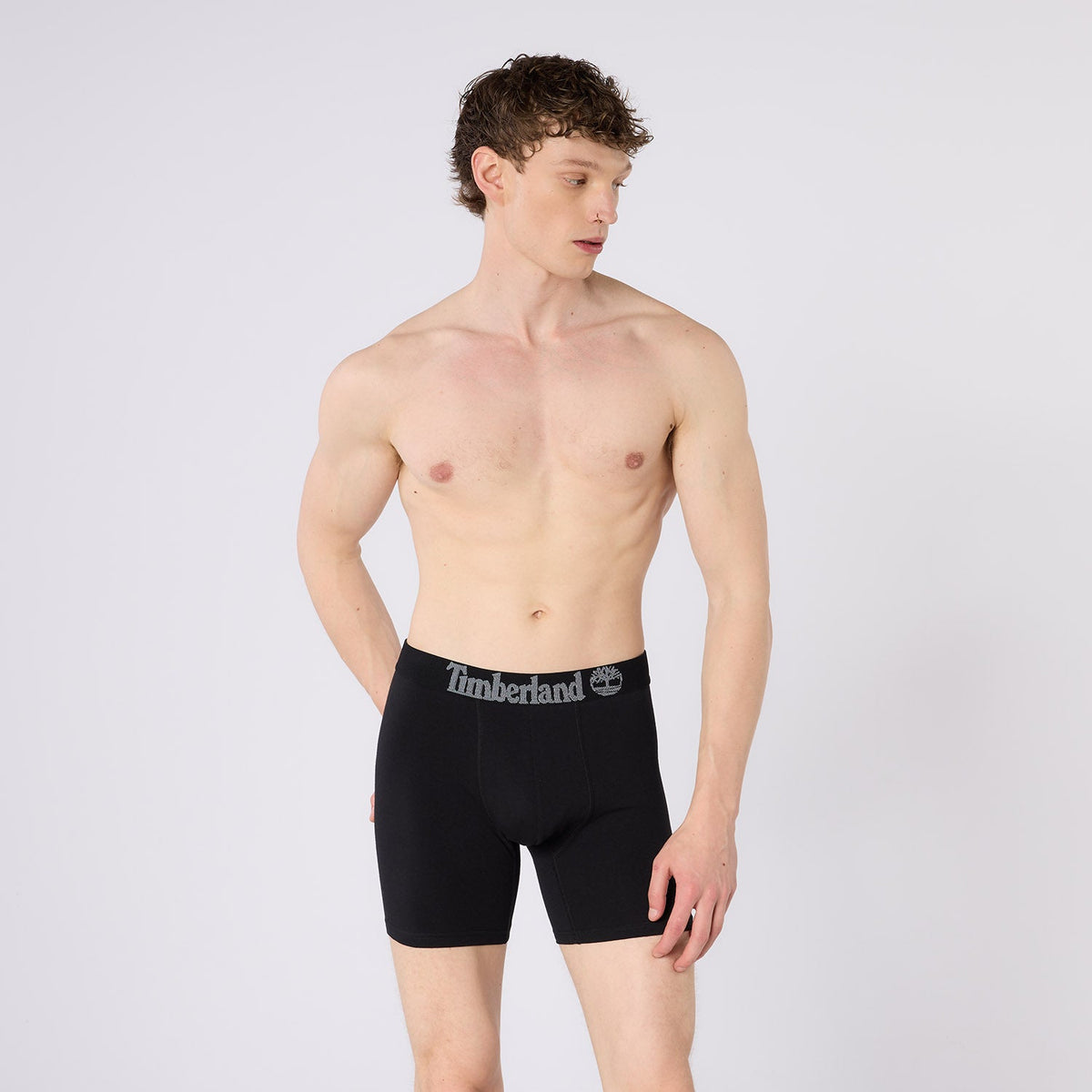 Timberland Cotton Stretch 3 Pack Boxer Briefs – Assorted Colours - Olive / Charcoal / Black - image 6