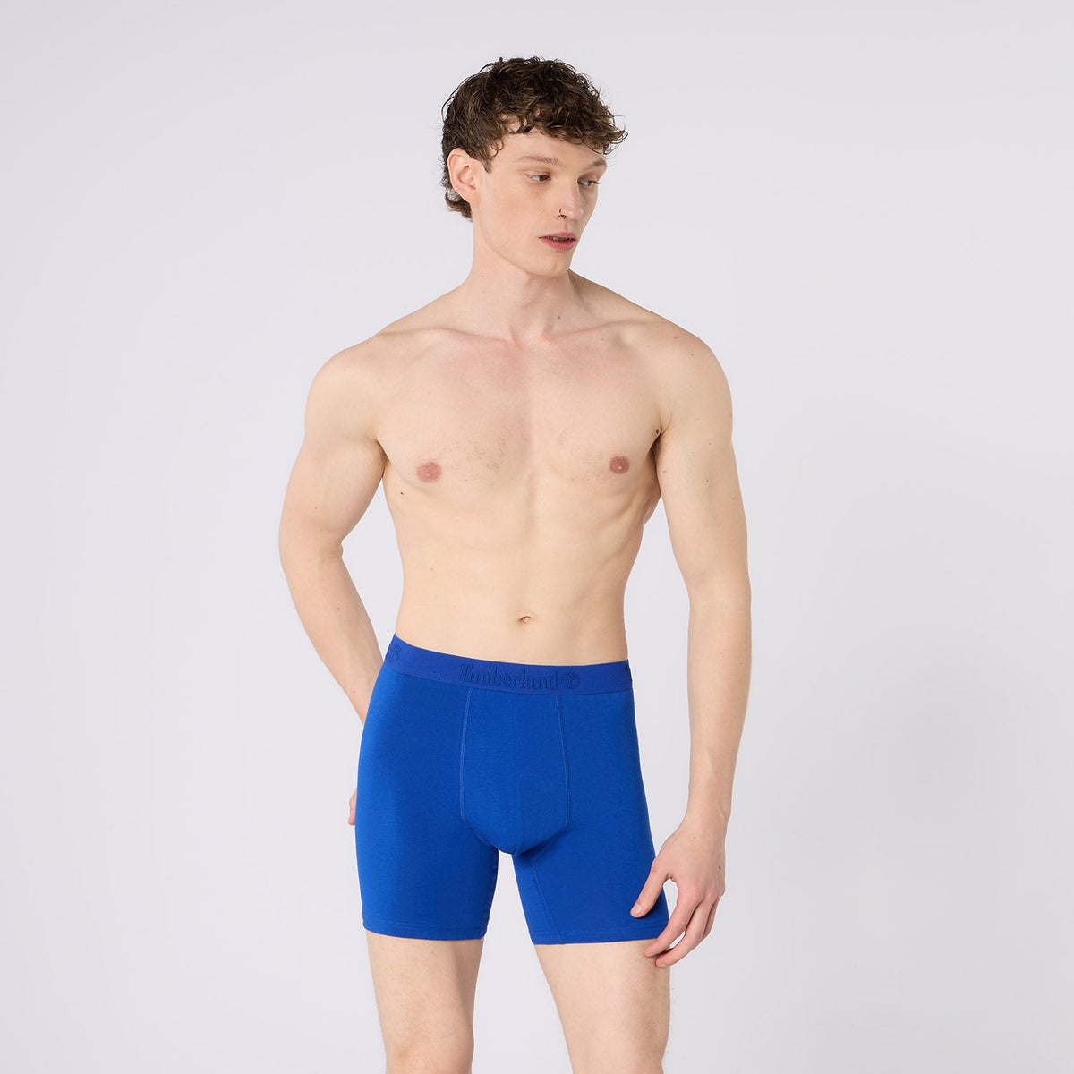 Timberland Cotton Stretch 3 Pack Boxer Briefs – Assorted Colours - Blue / Olive / Navy - image 2