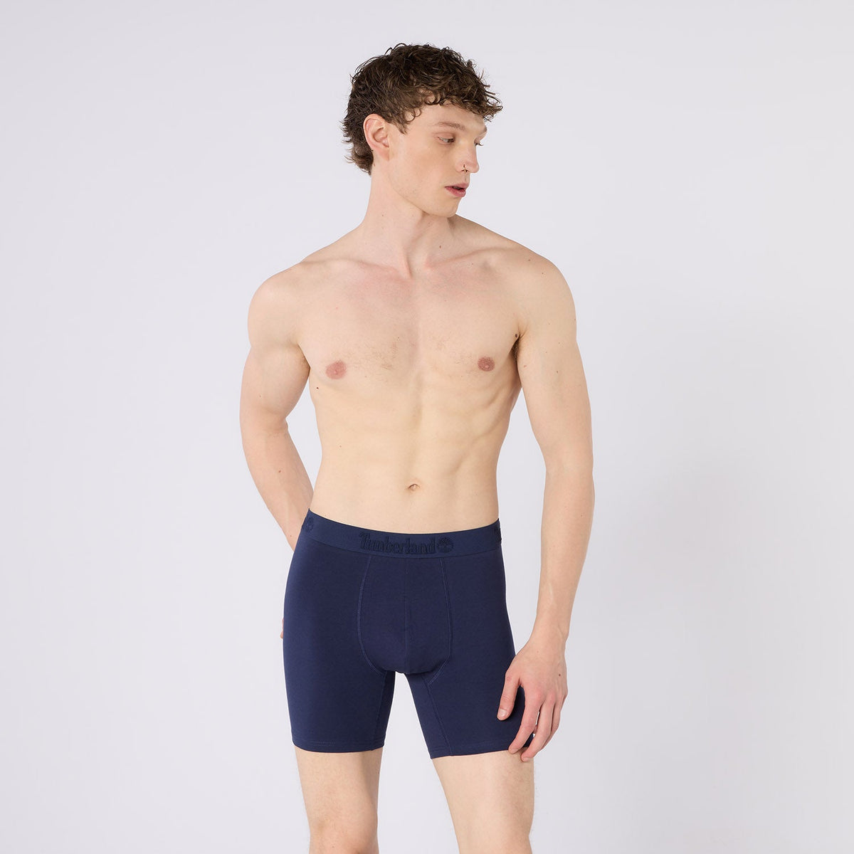 Timberland Cotton Stretch 3 Pack Boxer Briefs – Assorted Colours - Blue / Olive / Navy - image 5