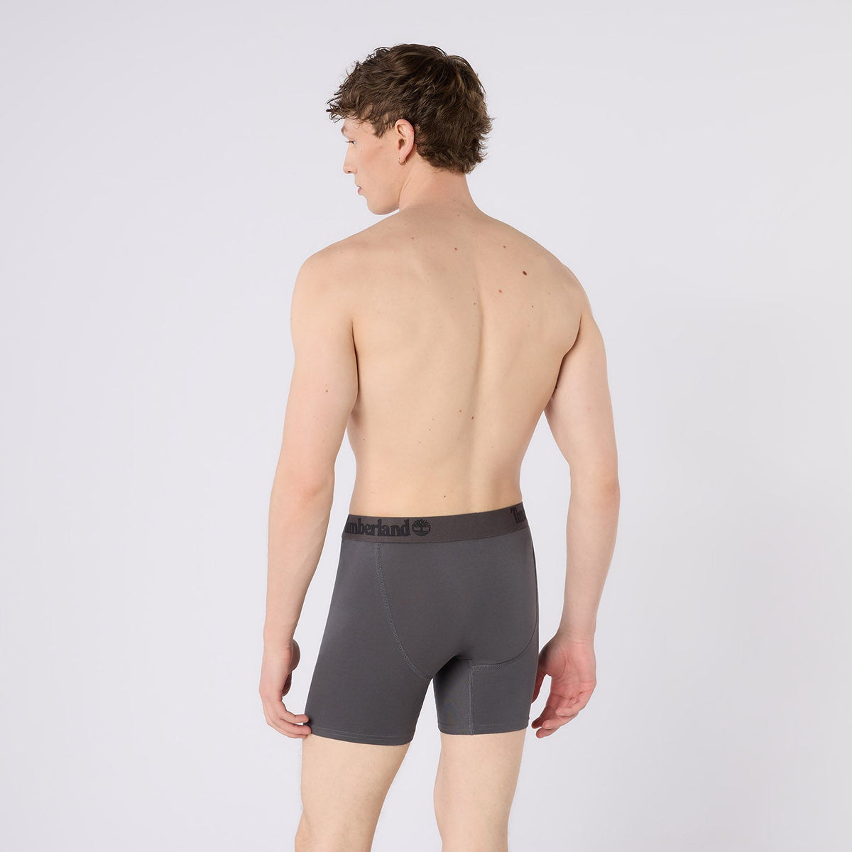 Timberland Cotton Stretch 3 Pack Boxer Briefs – Assorted Colours - Olive / Grey / Rosewood Marl - image 5