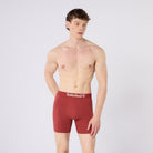 Timberland Cotton Stretch 3 Pack Boxer Briefs – Assorted Colours - Olive / Grey / Rosewood Marl - image 1