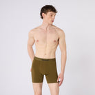 Timberland Cotton Stretch 3 Pack Boxer Briefs – Assorted Colours - Black / Olive / Print - image 6