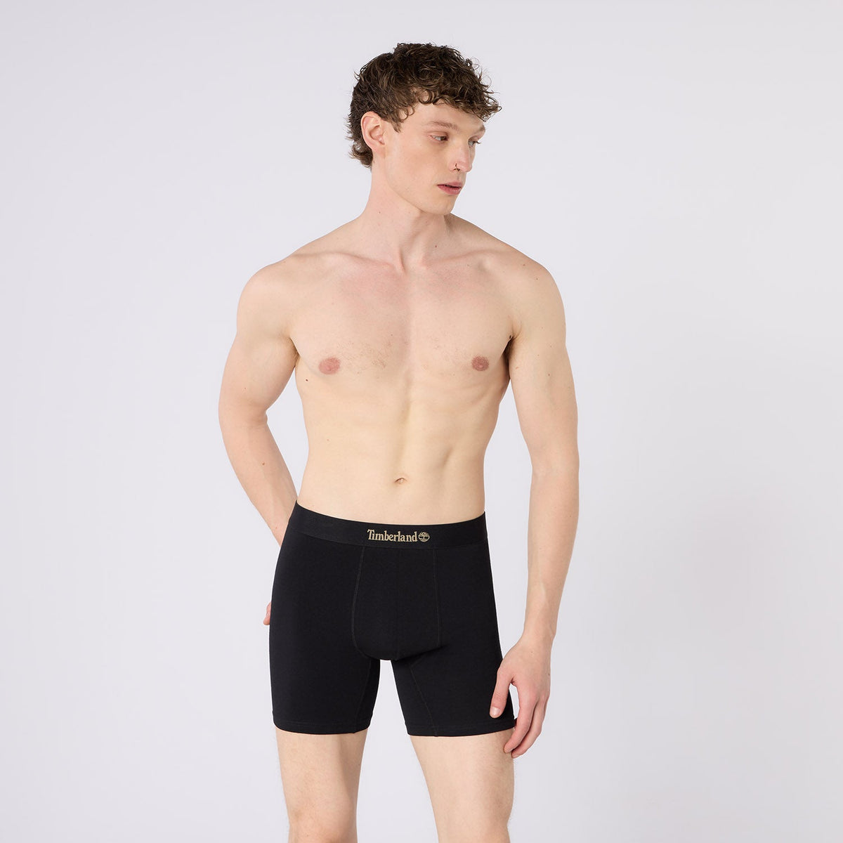 Timberland Cotton Stretch 3 Pack Boxer Briefs – Assorted Colours - Black / Olive / Print - image 4