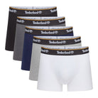 Timberland Cotton Stretch 5 Pack Trunks - Black / White / Grey / Navy / Charcoal - image 6