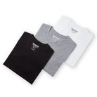 Timberland 100% Cotton 3 Pack T-Shirts - Black / White / Grey Marl - image 5