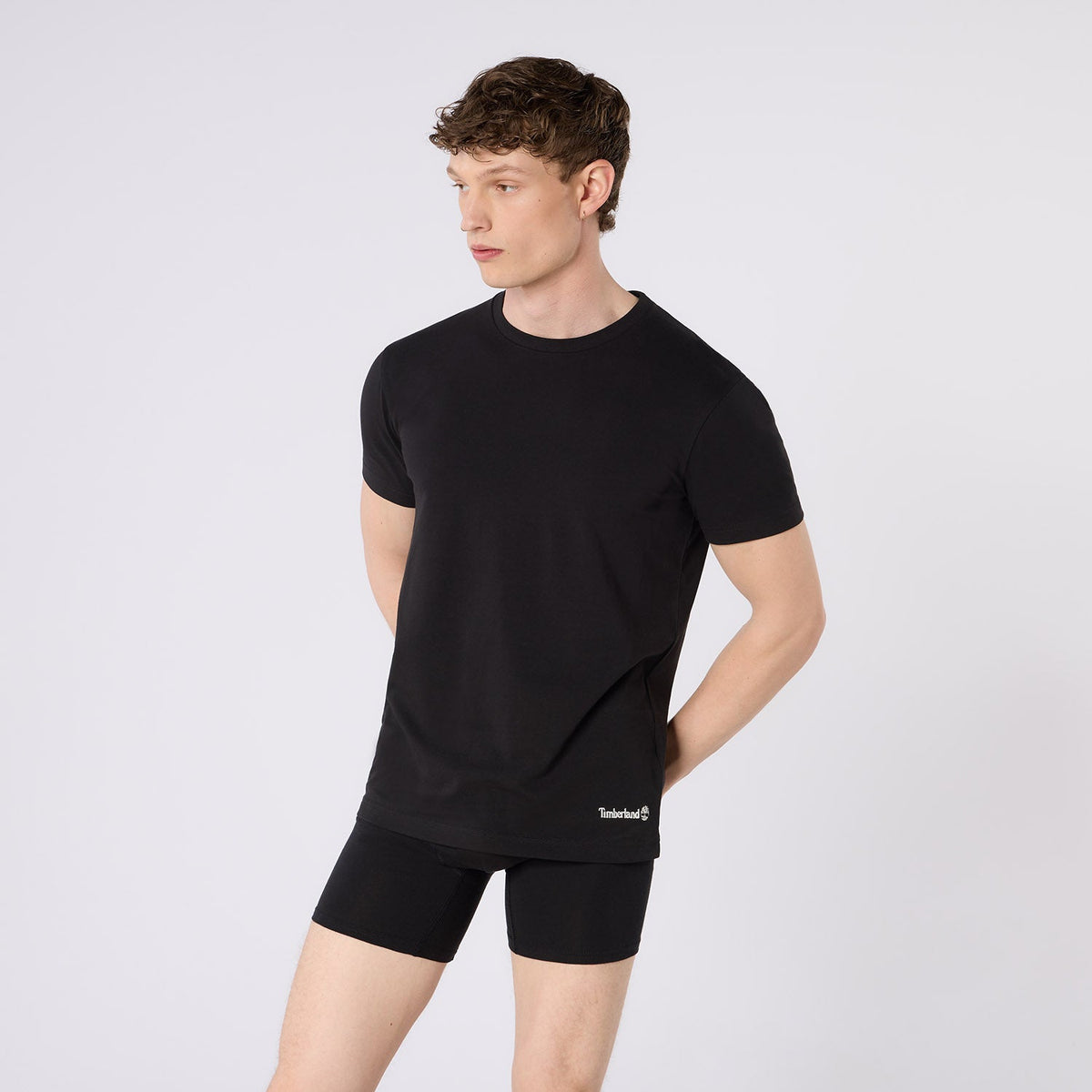 Timberland 100% Cotton 3 Pack T-Shirts - Black / White / Grey Marl - image 7