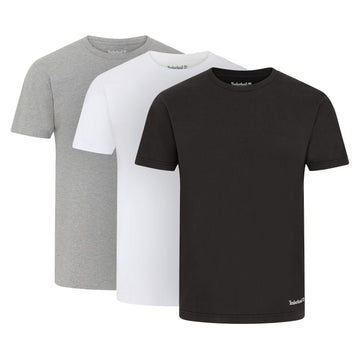 Timberland 100% Cotton 3 Pack Crew Neck T-Shirts