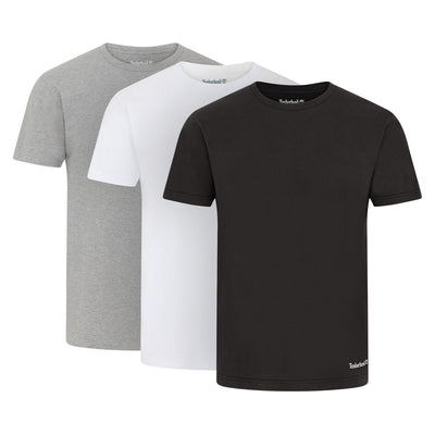 Timberland 100% Cotton 3 Pack Crew Neck T-Shirts